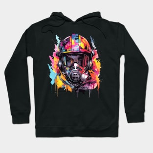 Man Portrait Action Move Urbain City Life Abstract Hoodie